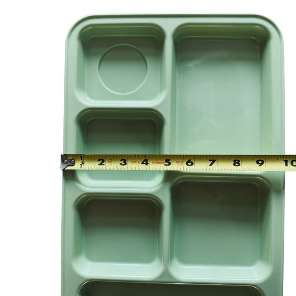 Pottery Barn Kids Cafeteria Trays Divided Food Trays Green Crafts Homeschool - Picture 2 of 10